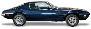 1971er Pontiac Firebird Atoll Blue | Buddy's Garage Bad Oeynhausen