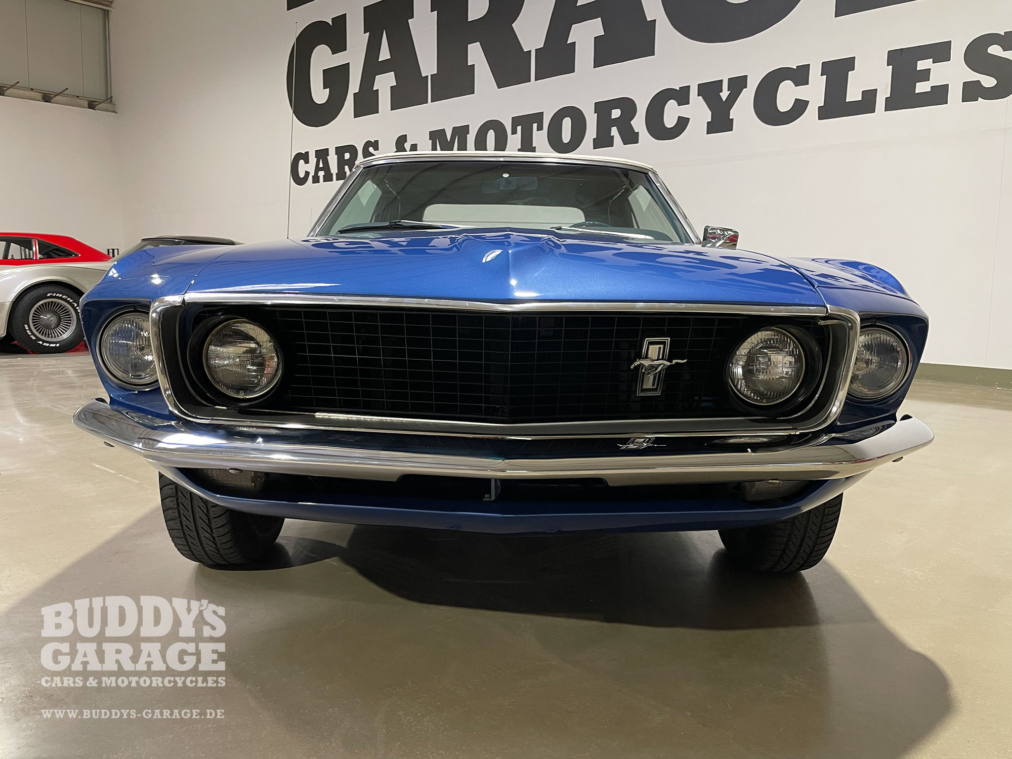 Ford Mustang 1969 blau | Buddy's Garage Bad Oeynhausen