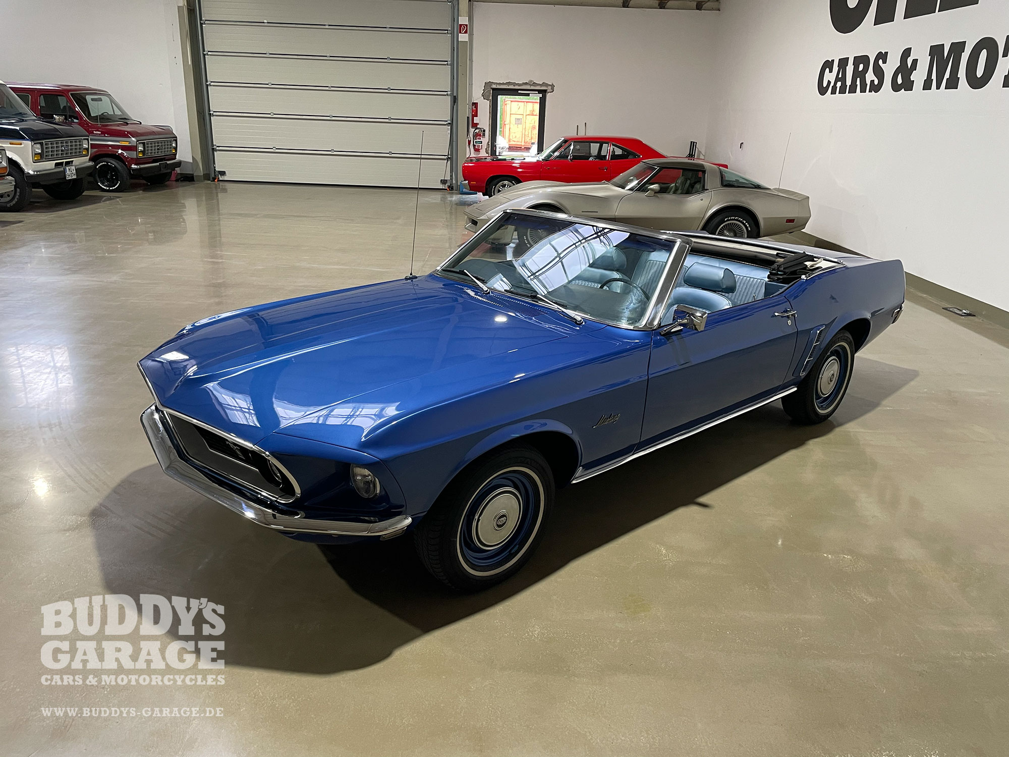 Ford Mustang 1969 blau | Buddy's Garage Bad Oeynhausen