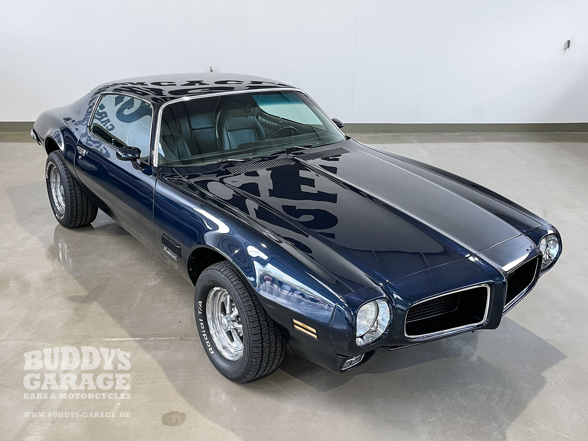 1971er Pontiac Firebird Atoll Blue | Buddy's Garage Bad Oeynhausen