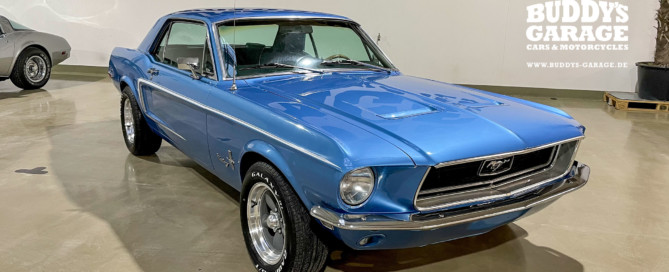 Ford Mustang J-Code Coupe 1968 | Buddy's Garage Bad Oeynhausen